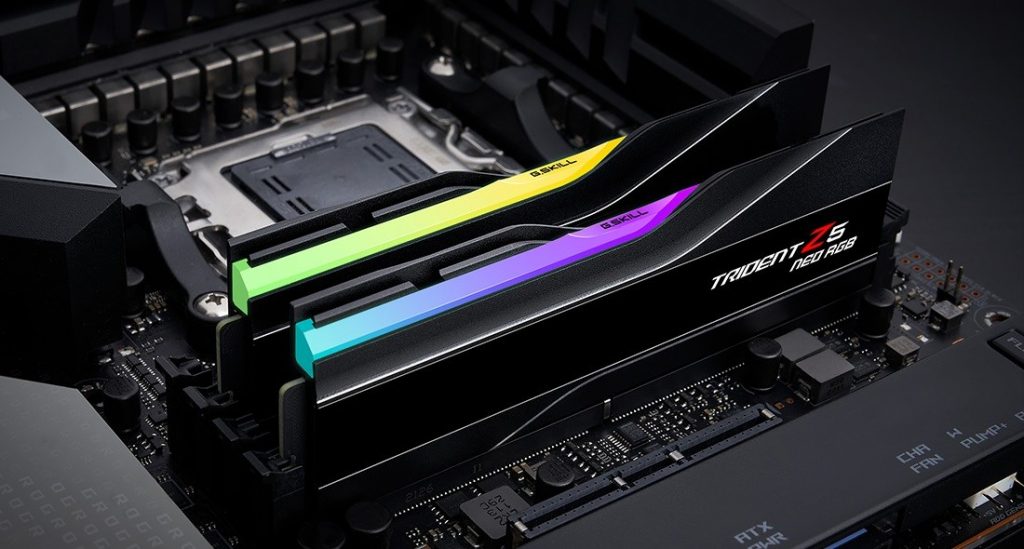 G.Skill Trident Z5 Neo F5-6000J3038F16GX2-T CL30, 32GB, DDR5, 6000 MHz, DIMM, 2x16GB