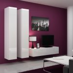 Cama TV stand VIGO 140 30/140/40 white/white gloss
