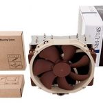 Noctua NH-U14S computer cooling component Processor Cooler 12 cm Brown, Stainless steel