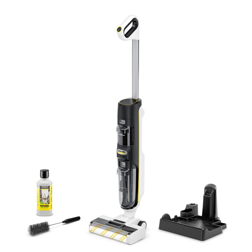 Electric mop Kärcher FCV 4 Natural N 3-in-1 Xtra!Clean 180 W (1.056-133.0) Black
