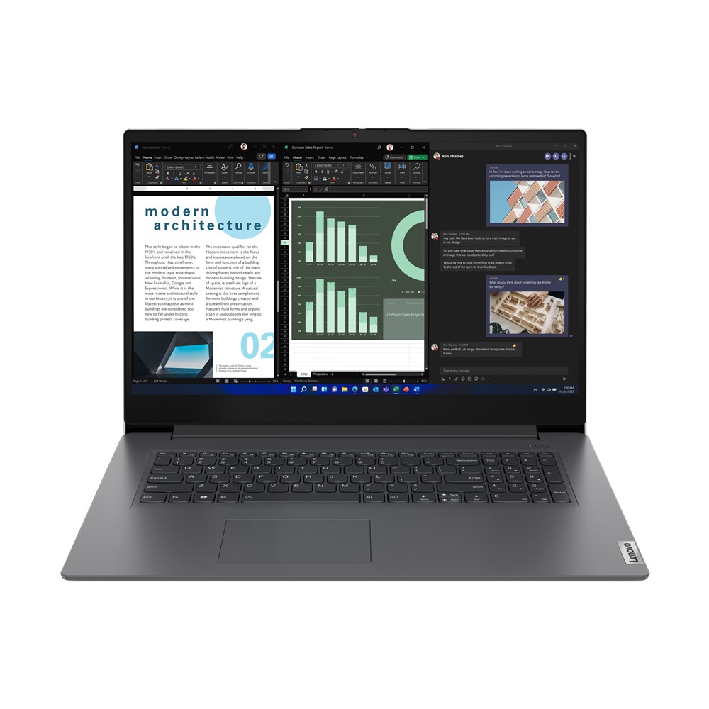 Lenovo V17 G4 IRU Intel® Core™ i7 i7-13620H Laptop 43.9 cm (17.3") Full HD 16 GB DDR4-SDRAM 512 GB SSD Wi-Fi 6 (802.11ax) Windows 11 Pro English Grey
