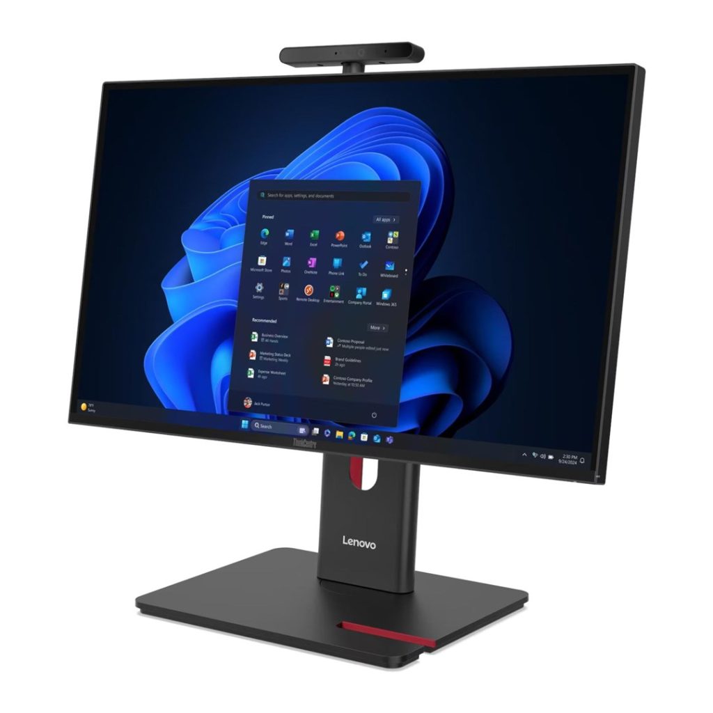 Lenovo ThinkCentre M90a G6 Ultra 9 285 23.8" FHD IPS 120Hz 250 nits AG 32GB DDR5 5600 1TB SSD Intel Graphics 5.0MP + IR camera Windows 11 Pro Black 3-year on-site warranty