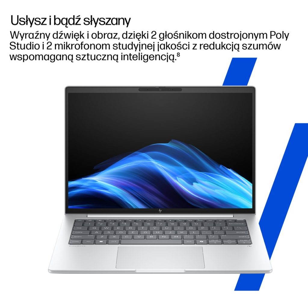 HP EliteBook 8 G1i Next Gen AI PC Copilot+ PC Intel Core Ultra 7 258V laptop 35.6 cm (14") WUXGA 32 GB LPDDR5x-SDRAM 512 GB SSD Wi-Fi 7 (802.11be) Windows 11 Pro silver