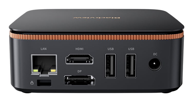 Blackview MP20 Mini PC with Ryzen 3 3300U, 8GB RAM, 256GB SSD, Windows 11 Pro, black